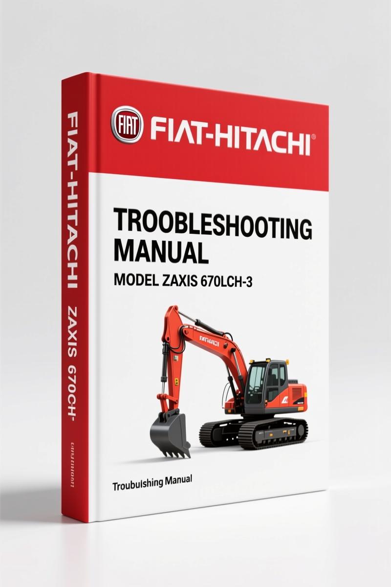 Fiat-hitachi ZAXIS 650LC-3, 670LCH-3 2006 Troubleshooting Manual – 586 Pages