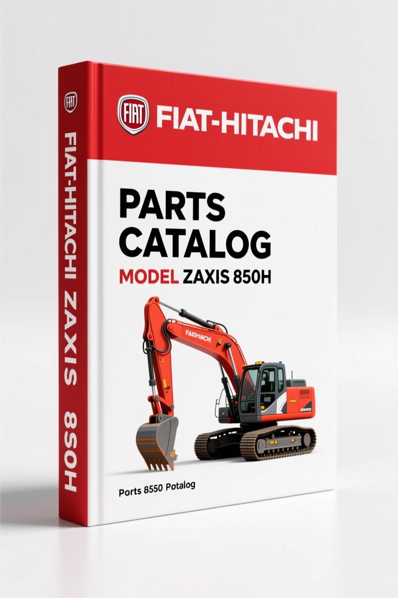 Fiat-hitachi ZAXIS 800, ZAXIS 850H Parts Catalog – 650 Pages OEM