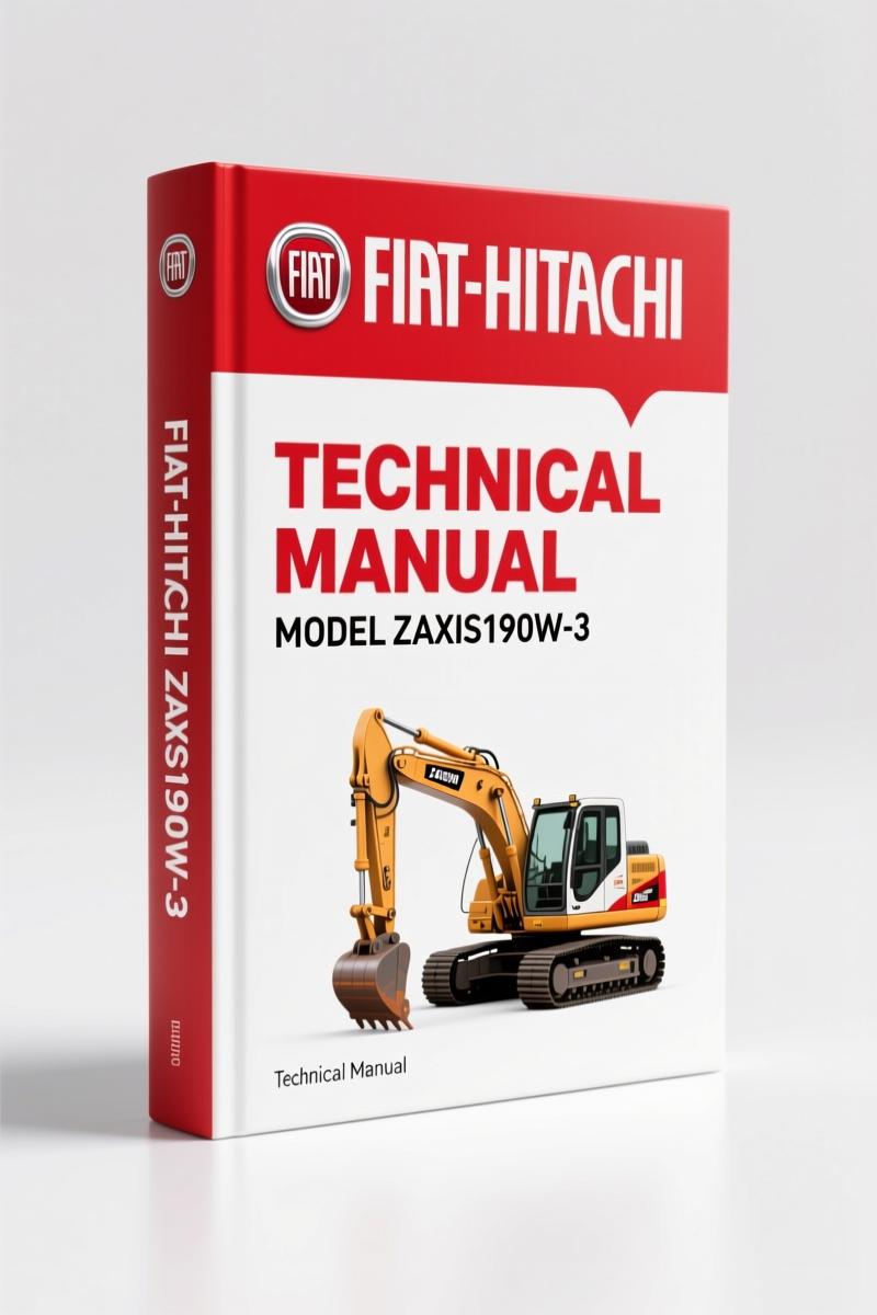 Fiat-hitachi ZAXIS190W-3 Technical Manual – 50 Pages of OEM Control Data