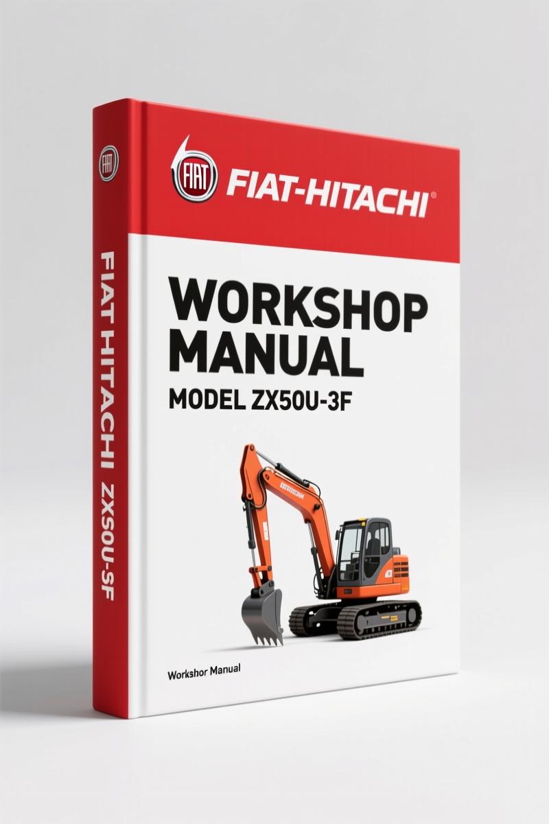 Fiat-hitachi ZX40U-3 ZX50U-3F 2009 Workshop Manual 400 Pages