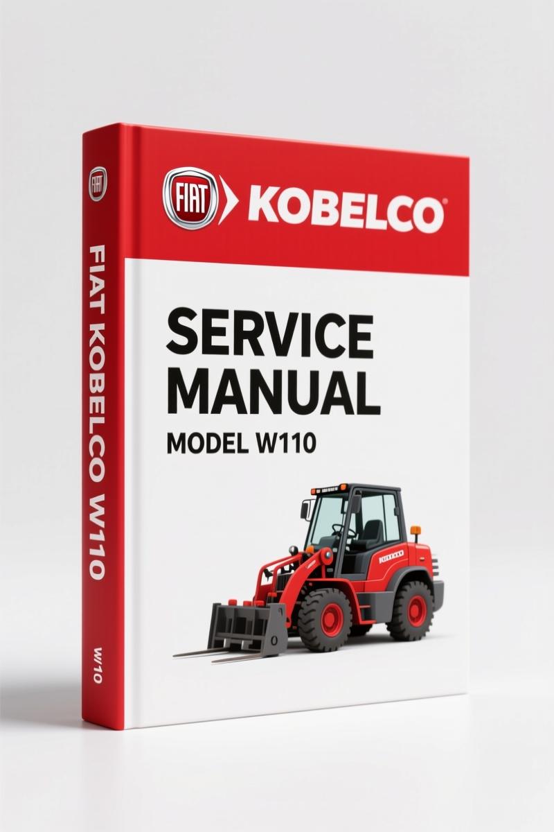 FIAT Kobelco W110 W130 130PL Service Manual 410 Pages