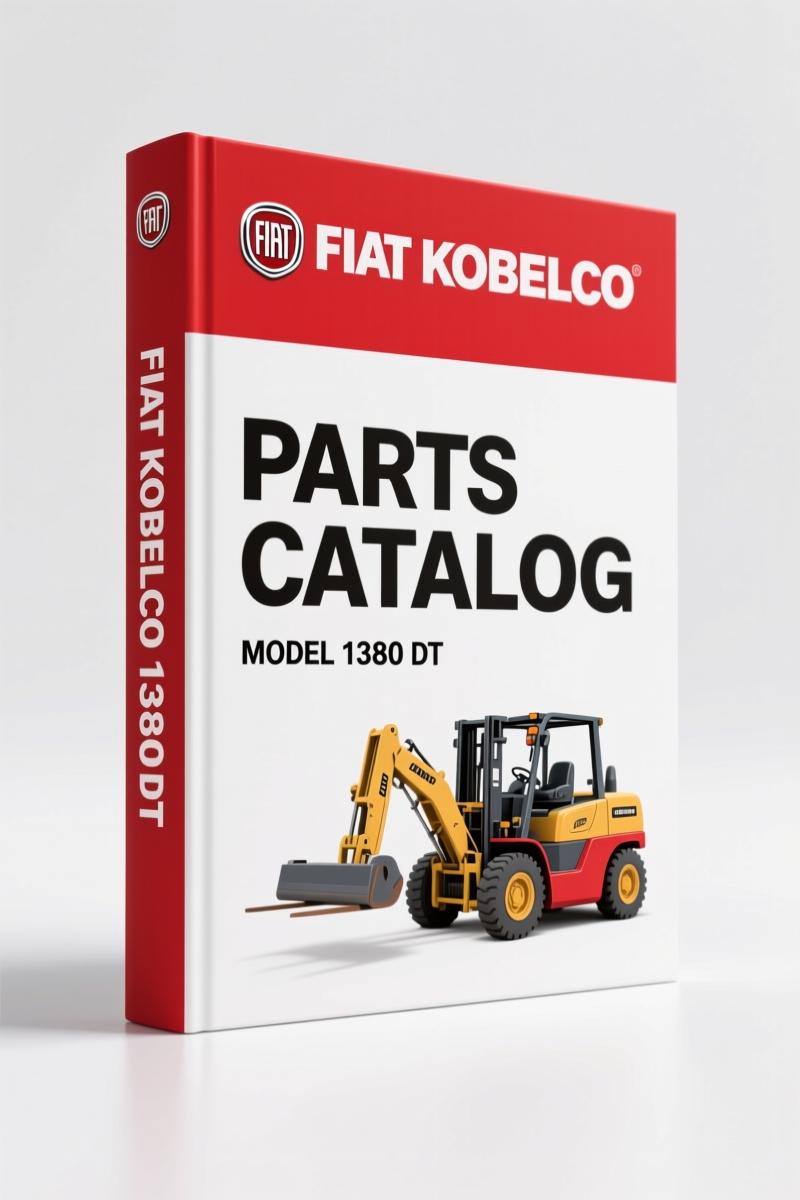 FIAT Kobelco 1380, 1380 DT Parts Catalog – 336 Pages OEM Data