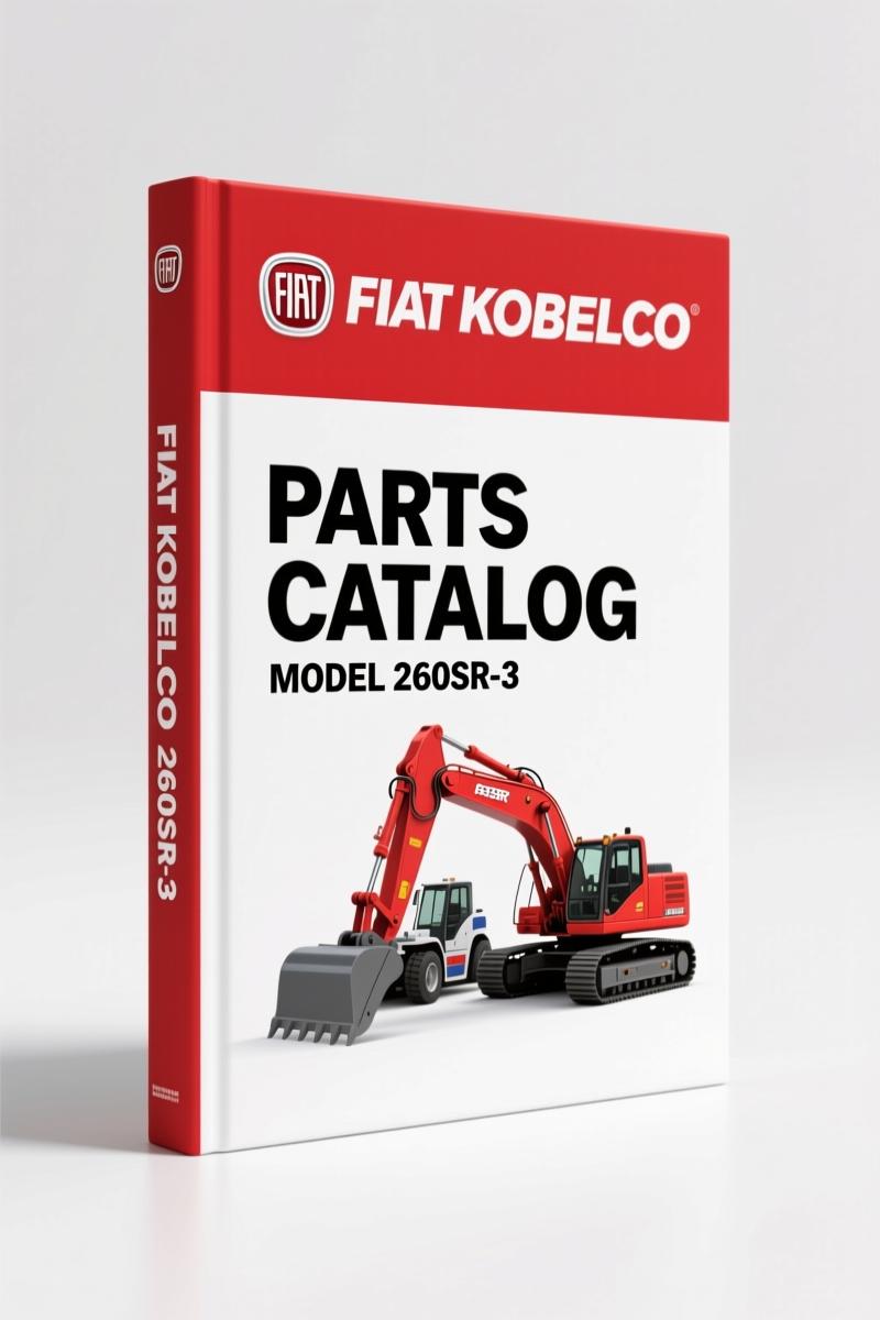 FIAT Kobelco 260SR-3 2013 Parts Catalog – 691 Pages OEM Part Identification