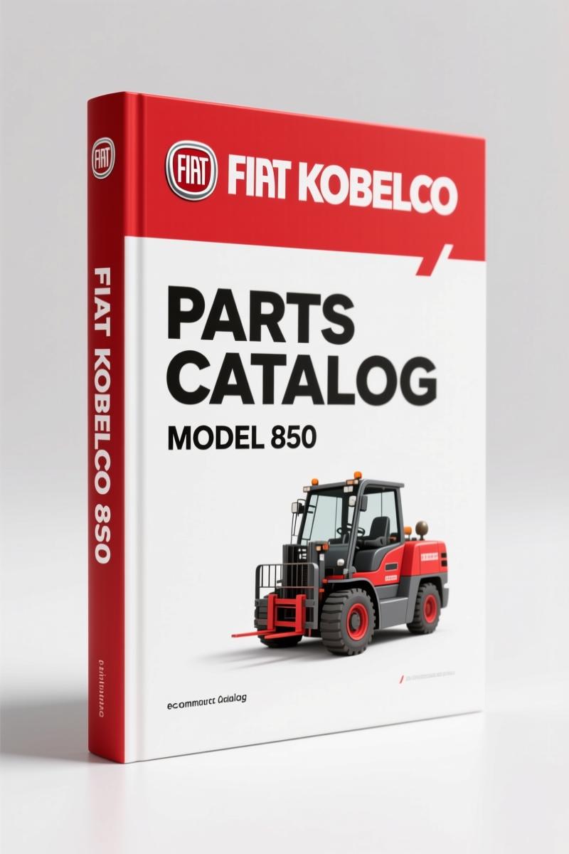 FIAT Kobelco 850 Parts Catalog – 463 Pages OEM Parts Data