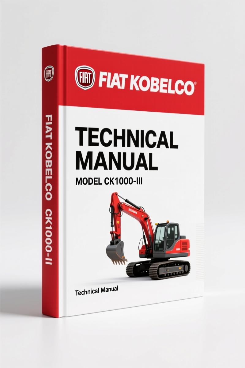 FIAT Kobelco CK1000-III Technical Manual – Factory Specs for Crawler Crane