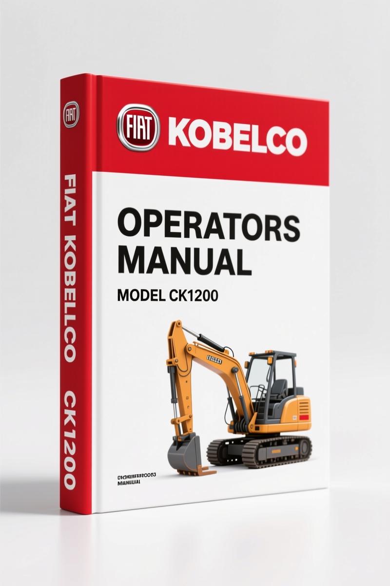 FIAT Kobelco CK1200 Operators Manual – 376 Pages of Factory Specs