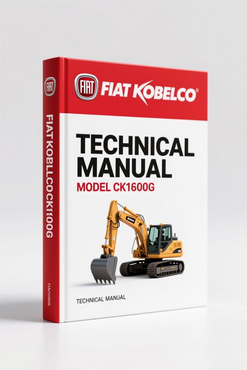 FIAT Kobelco CK1600G Technical Manual – Factory Specs & Lifting Data