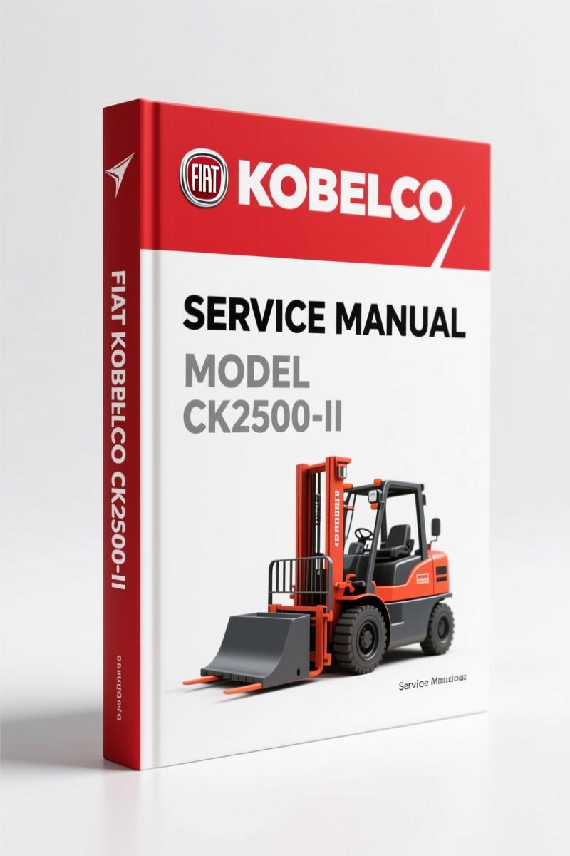 FIAT Kobelco CK2500-II, CKE2500-II Service Manual – 614 Pages