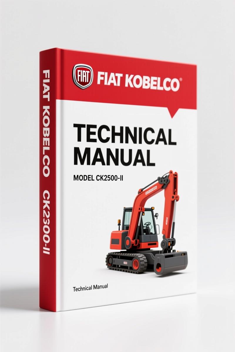 FIAT Kobelco CK2500-II Technical Manual – 32 Pages of Factory Specs
