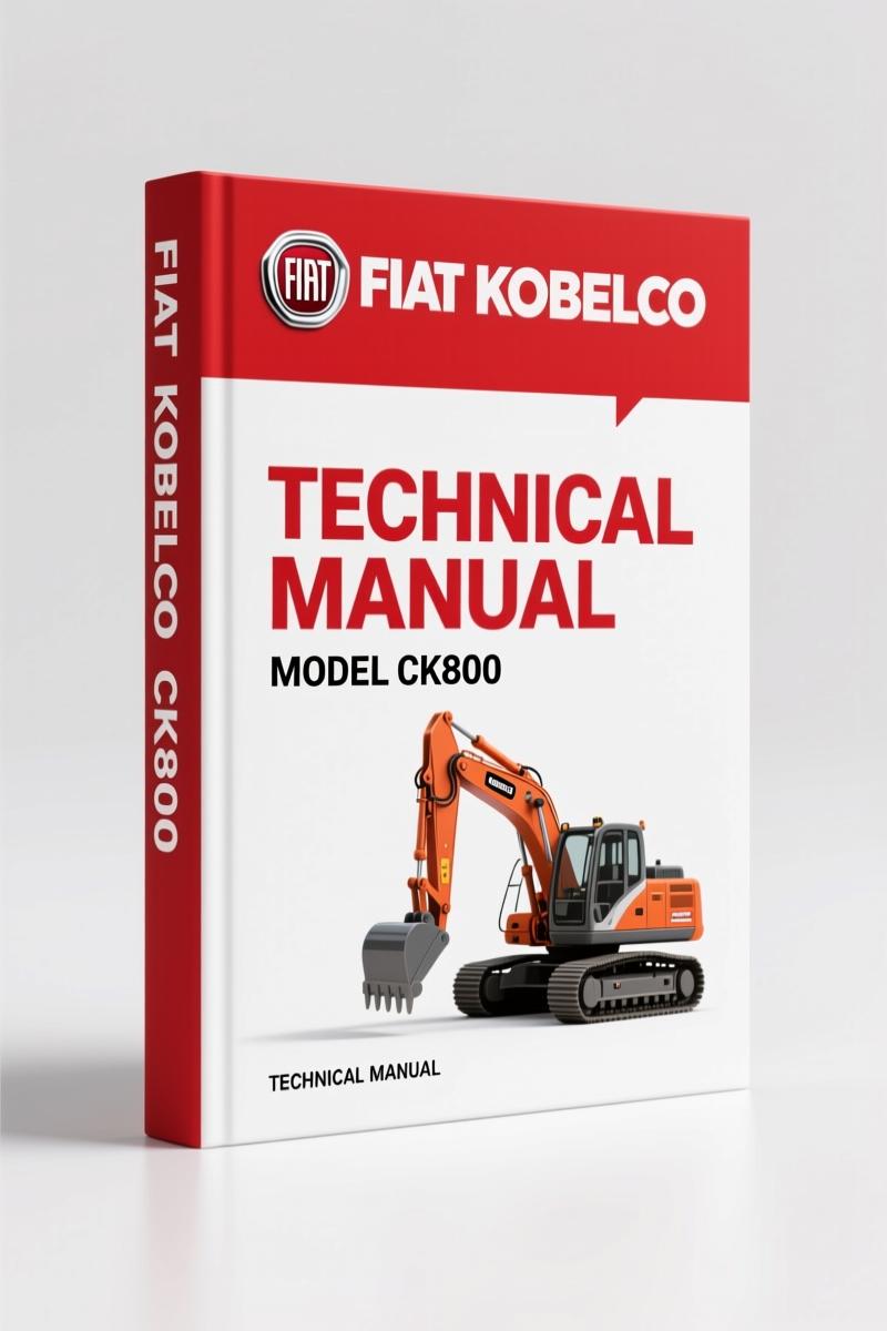 FIAT Kobelco CK800 Technical Manual – 20-Page OEM Spec Sheet