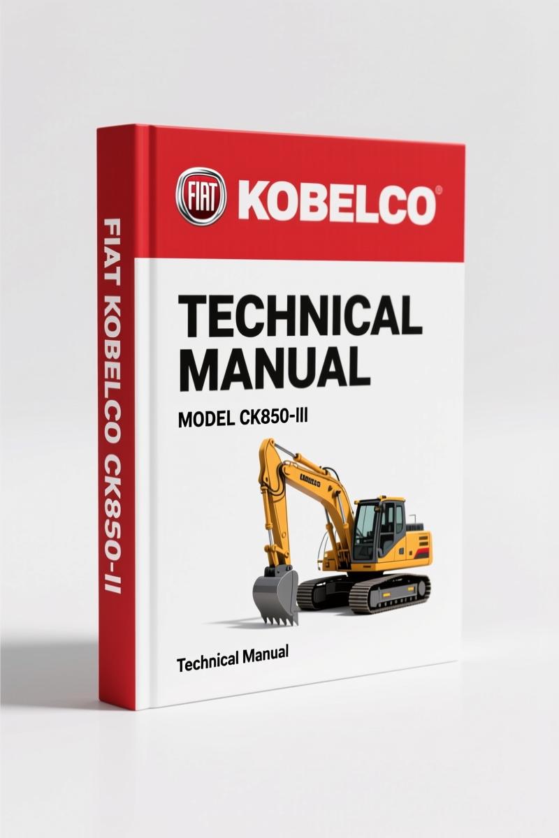 FIAT Kobelco CK850-III Technical Manual – 32-Page OEM Spec Sheet