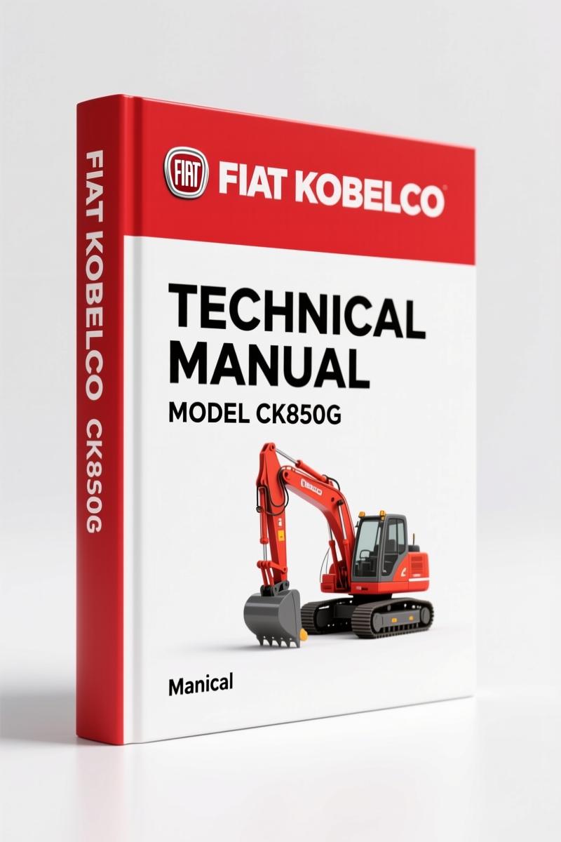 FIAT Kobelco CK850G Technical Manual – Factory Specs for Backhoe Loaders