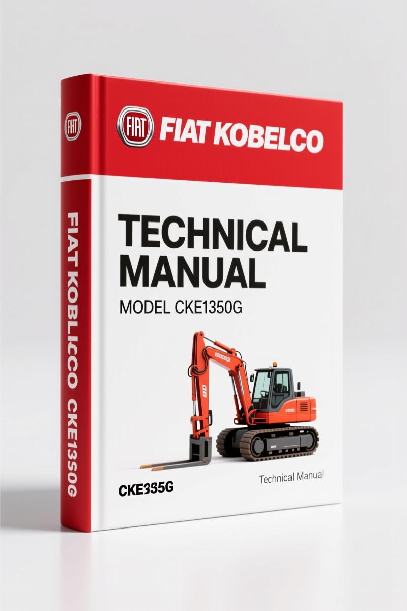 FIAT Kobelco CKE1350G Technical Manual – 44-Page OEM Spec Sheet