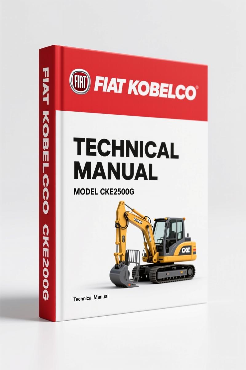 FIAT Kobelco CKE2500G Technical Manual – 84-Page OEM Spec Book
