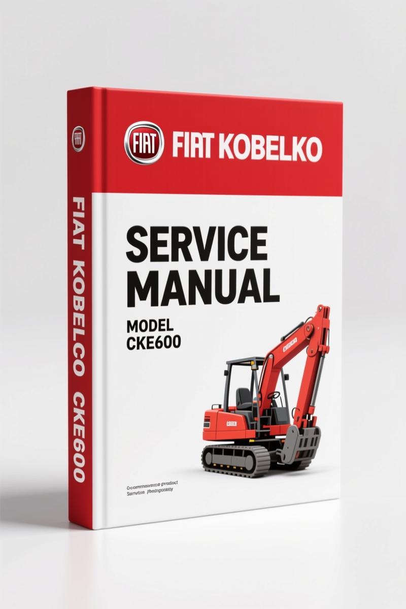 FIAT Kobelco CKE600 Service Manual – 38-Page OEM Hydraulic & Engine Specs