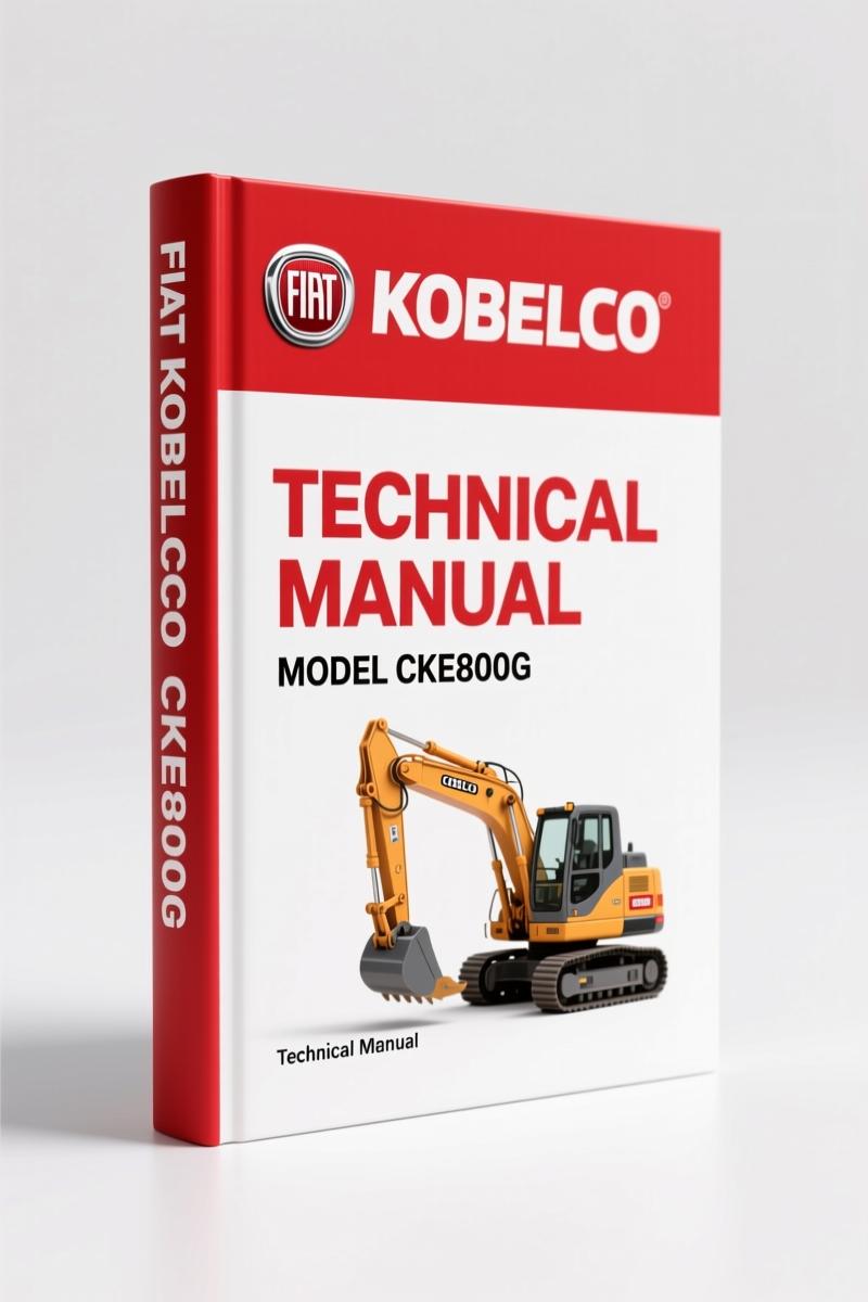 FIAT Kobelco CKE800G Technical Manual – 24-Page Factory Spec Sheet
