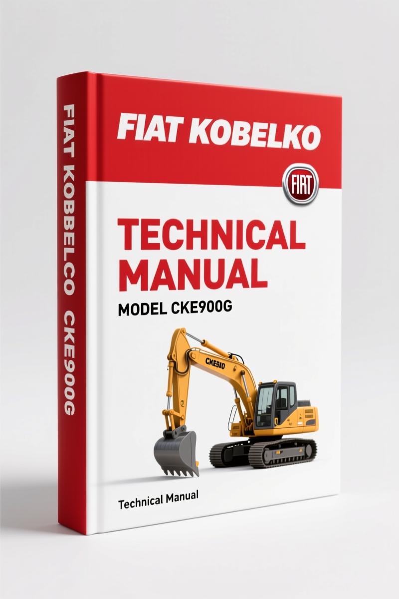 FIAT Kobelco CKE900G Technical Manual – 24-Page OEM Spec Sheet