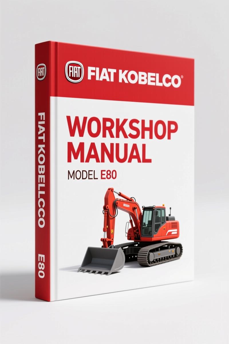 FIAT Kobelco E80 2003 Workshop Manual – Factory Repair Data