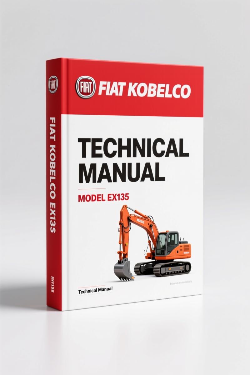 FIAT Kobelco EX135 Technical Manual – 763 Pages Factory Specs