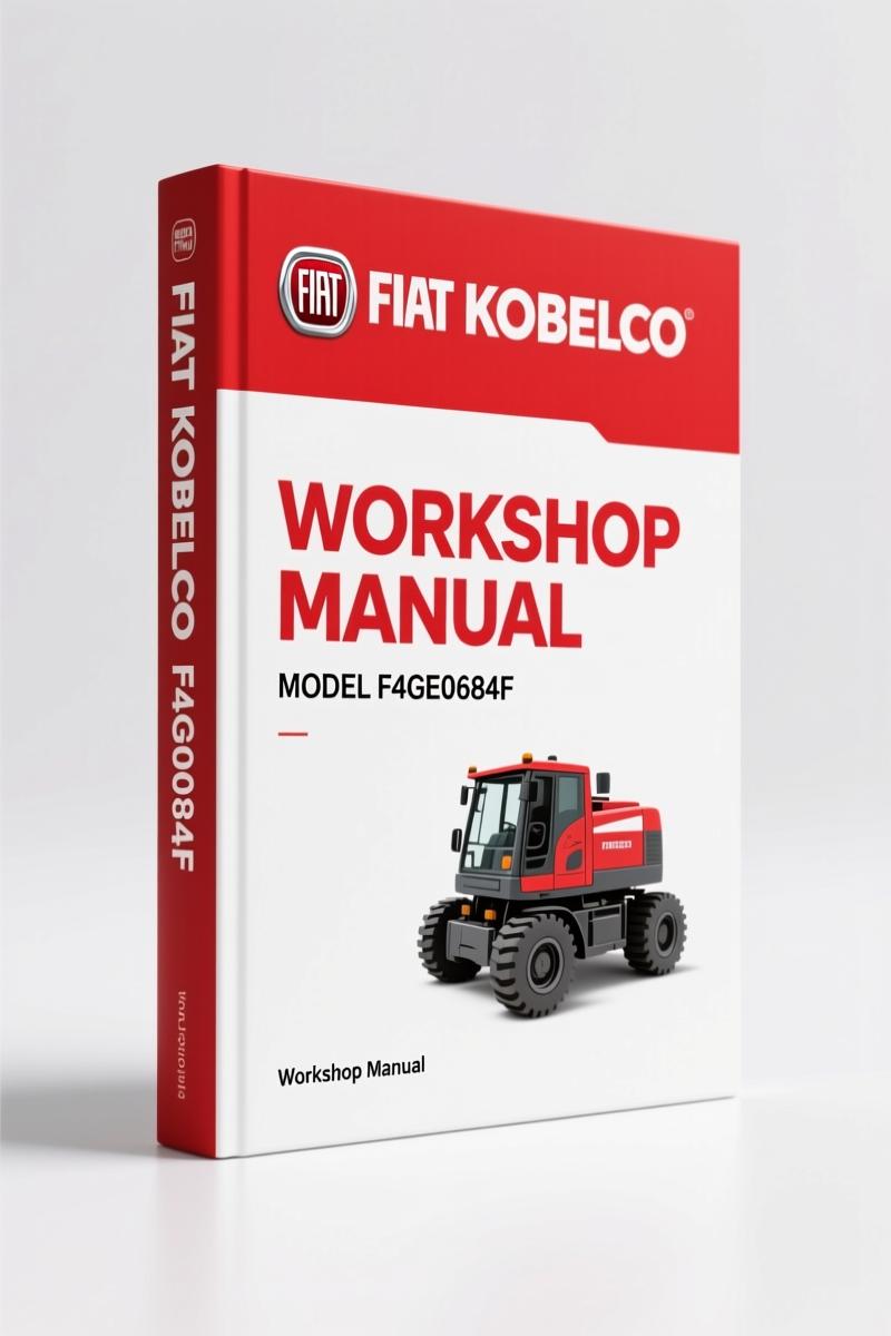 FIAT Kobelco F4GE0484E, F4GE0684F, F4HE0684J, F4AE0684K, F4AE0684L 2004 Workshop Manual