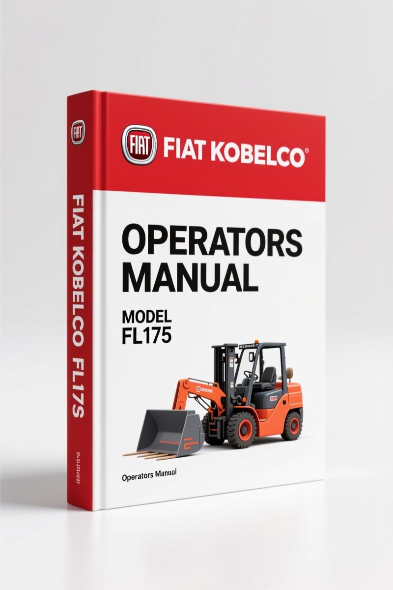 FIAT Kobelco FL175 Operators Manual – Factory Safety & Operation Specs
