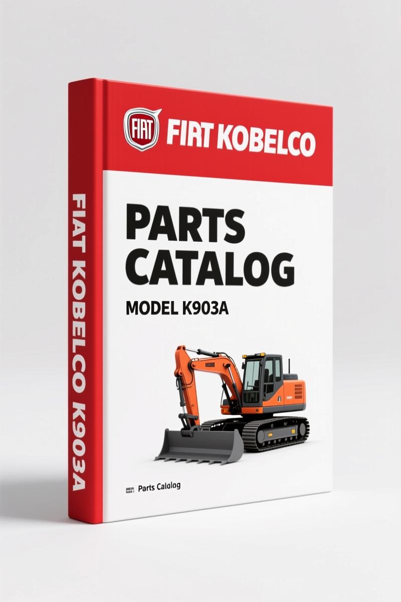 FIAT Kobelco K903A Parts Catalog – 113 Pages of OEM Part Data