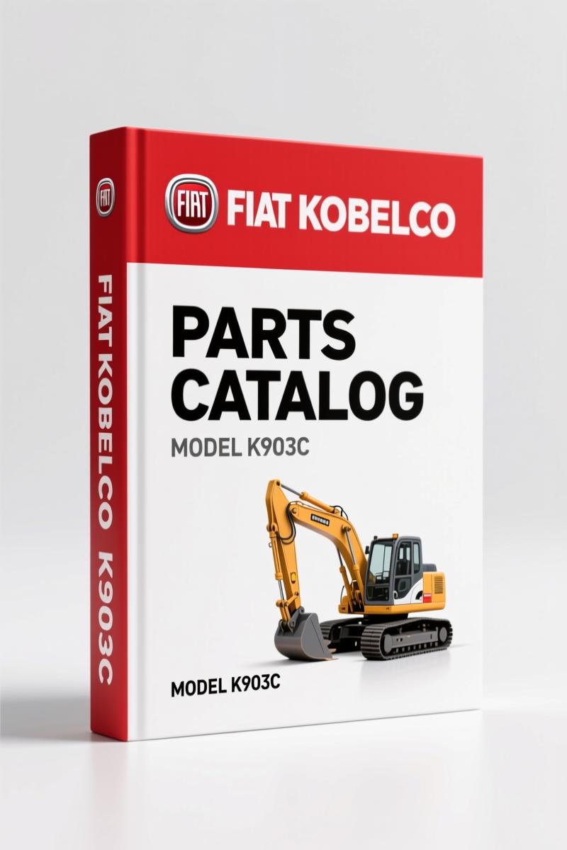 FIAT Kobelco K903C 1987 Parts Catalog – 322 Pages of OEM Part Numbers
