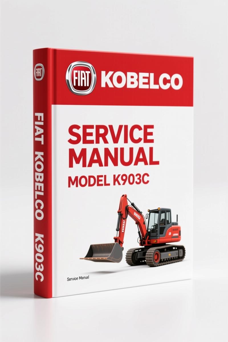 FIAT Kobelco K903C 1986 Service Manual 396 Pages OEM Specs