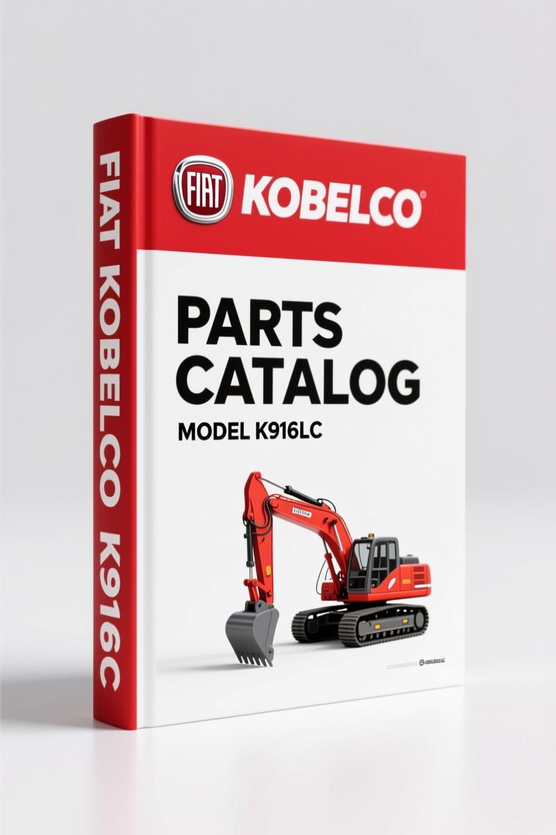 FIAT Kobelco K916, K916LC 1988 Parts Catalog – 602 Pages