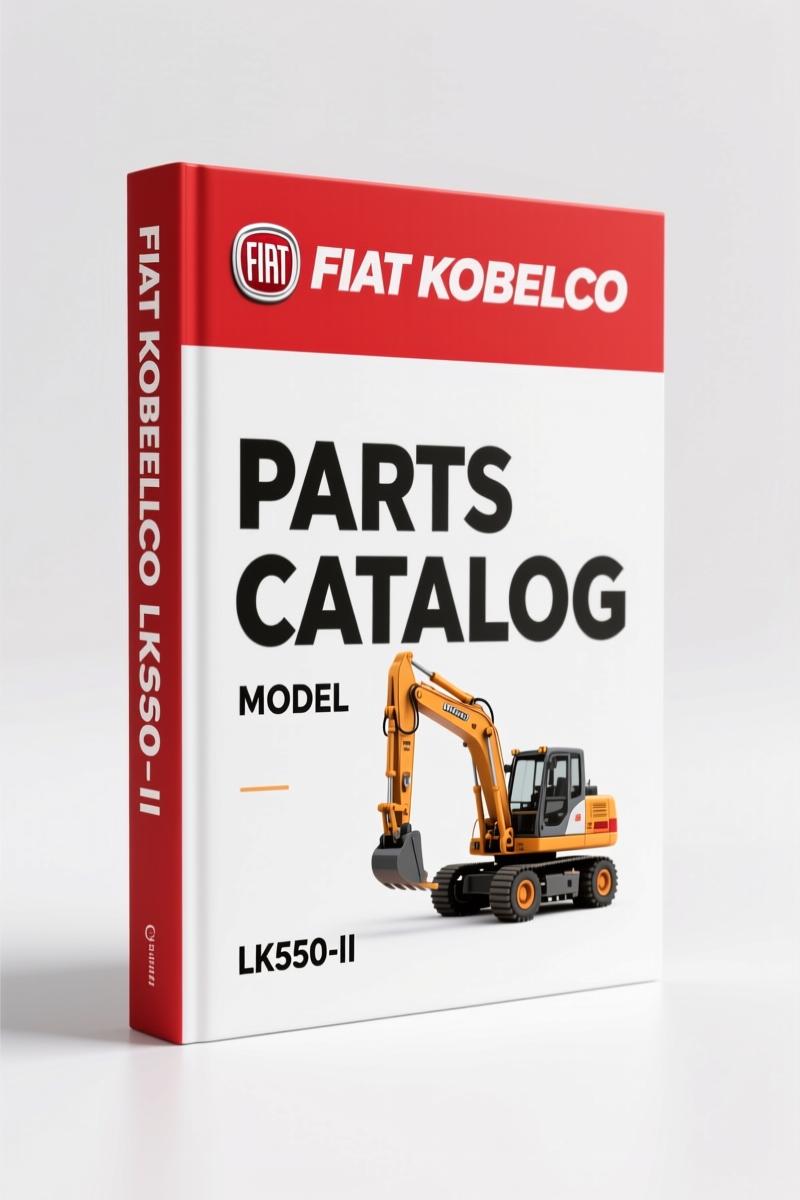 FIAT Kobelco LK550-II 1992 Parts Catalog – 430 Pages OEM