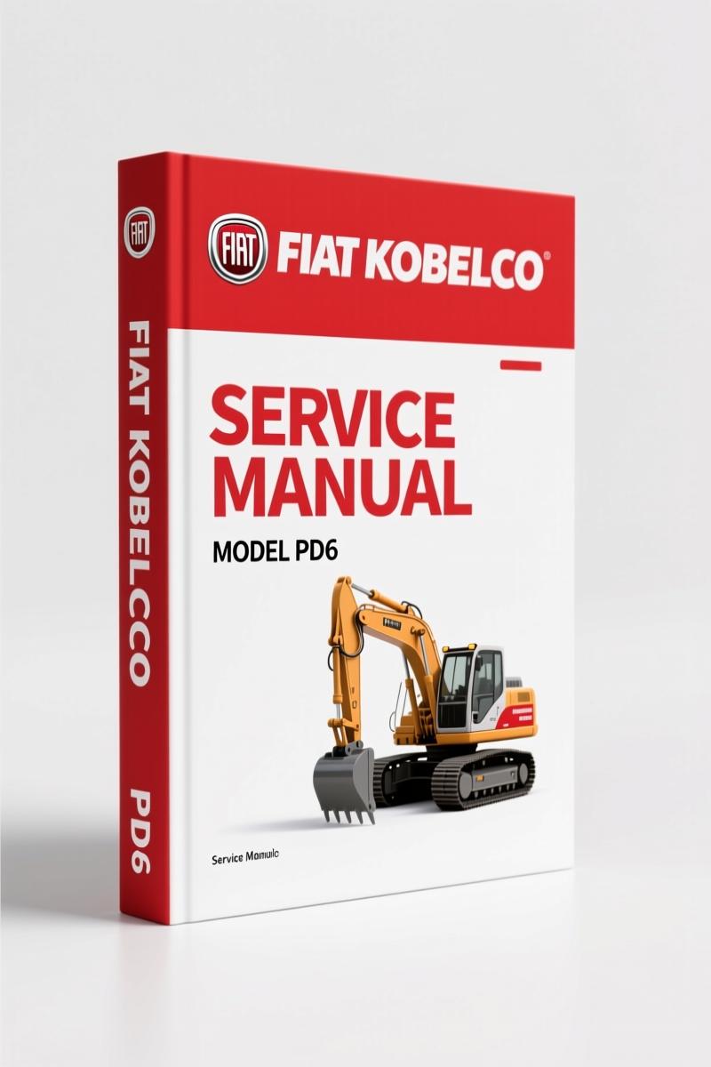 FIAT Kobelco PD6, PD6T 1989 Service Manual – Engine Specs & Repair Data