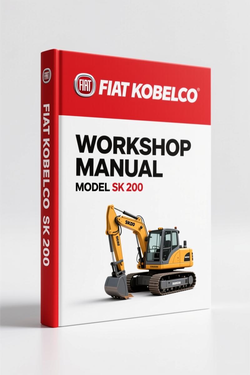 FIAT Kobelco SK 200, SK 200LC Workshop Manual – 880 Pages