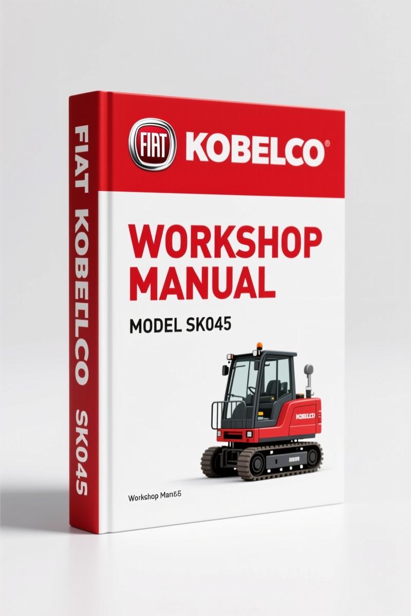 FIAT Kobelco SK045, SK045-2, SK050 Workshop Manual 532 Pages