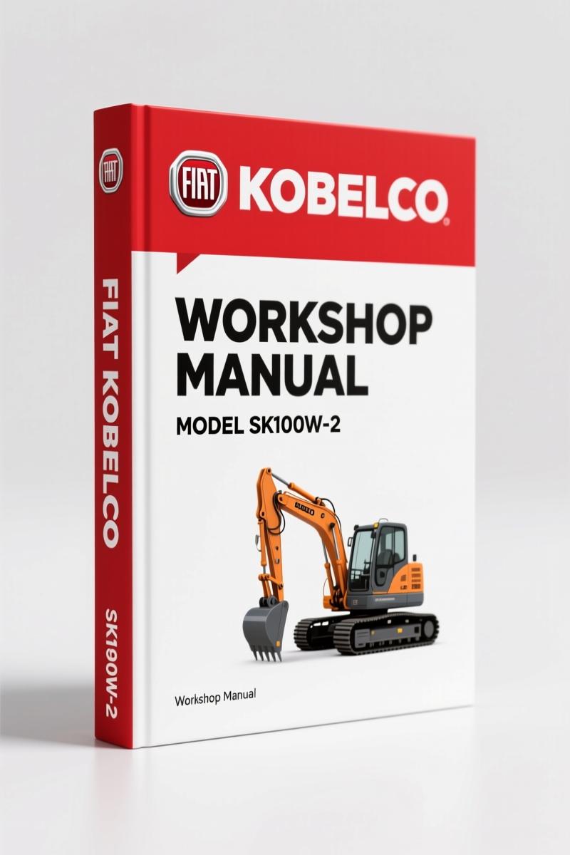FIAT Kobelco SK100W-2 Workshop Manual – 888 Pages of Factory Service Data