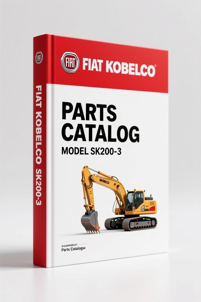FIAT Kobelco SK200-3 Parts Catalog – 114 Pages OEM Component Data