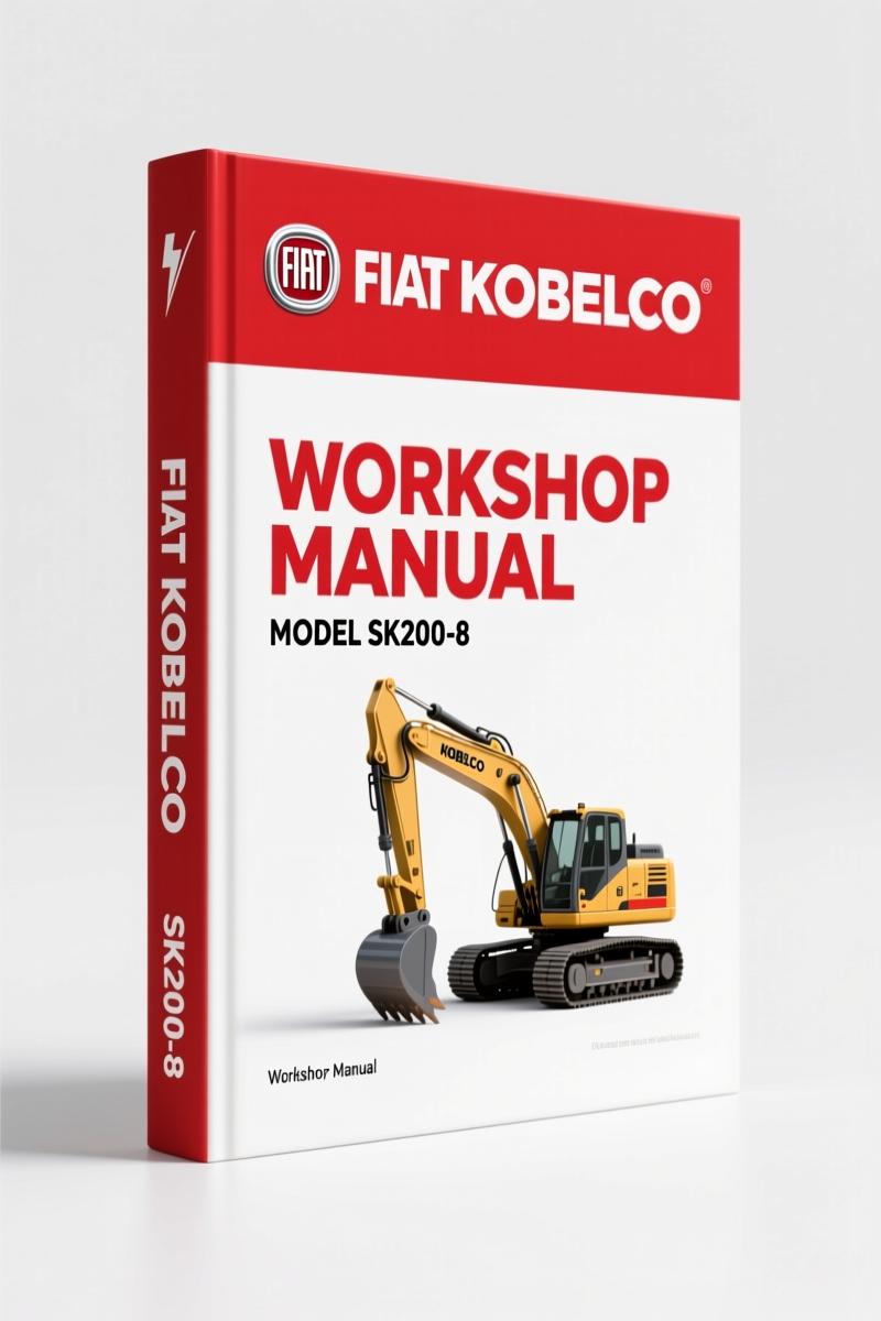 FIAT Kobelco SK200-8, SK210LC-8 Workshop Manual – 1082 Pages