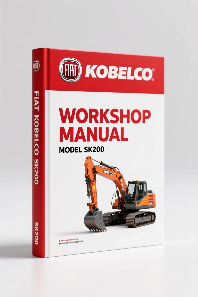 FIAT Kobelco SK200, SK210, SK210NLC Workshop Manual – 1042 Pages OEM Specs