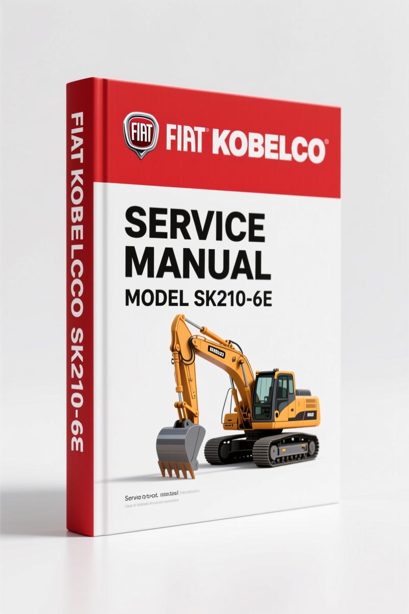 FIAT Kobelco SK210LC-6E, SK200-6E, SK200LC-6E, SK210-6E, SK210NLC-6E 2003 Service Manual – 171 Pages of Factory Specs