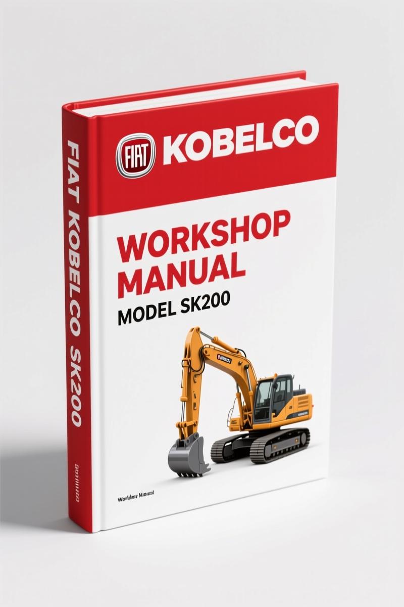 FIAT Kobelco SK210LC SK200 Workshop Manual 1022 Pages