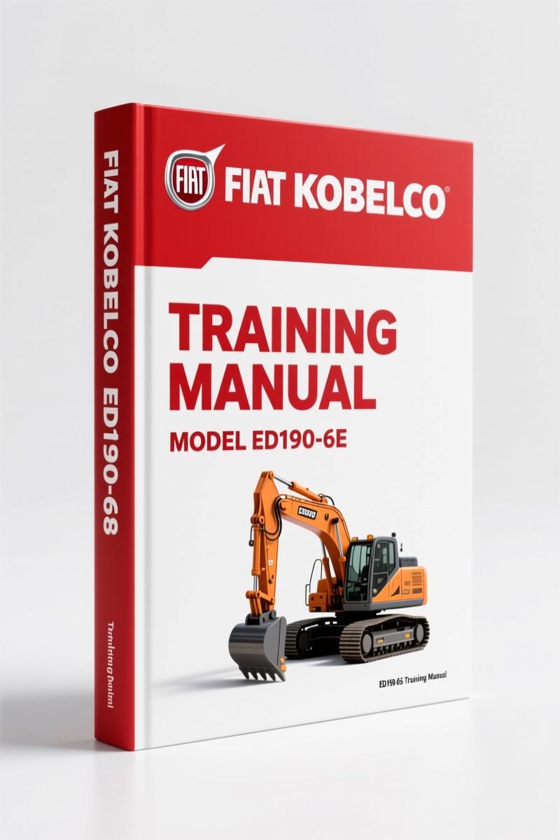 FIAT Kobelco SK250LC-6E Training Manual 2002 692 Pages Factory Specs