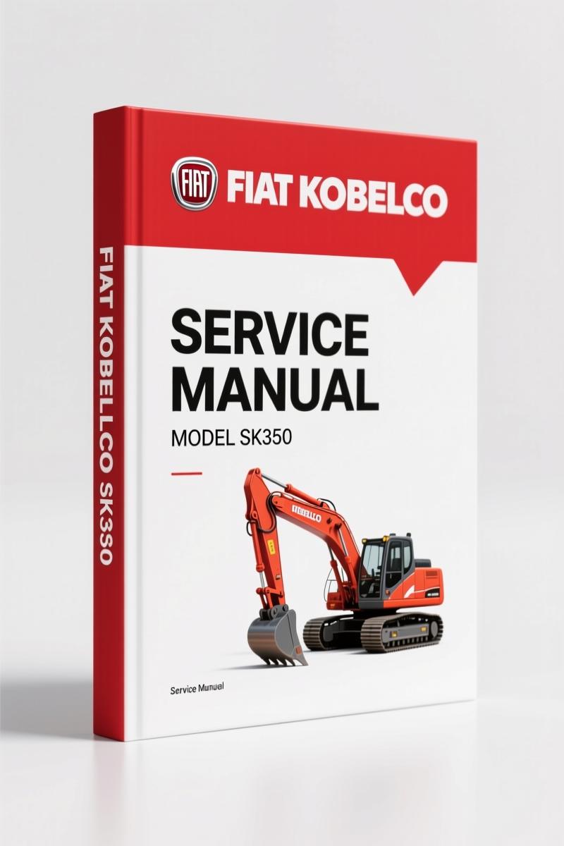 FIAT Kobelco SK350 2007 Service Manual – 394 Pages of OEM Specs