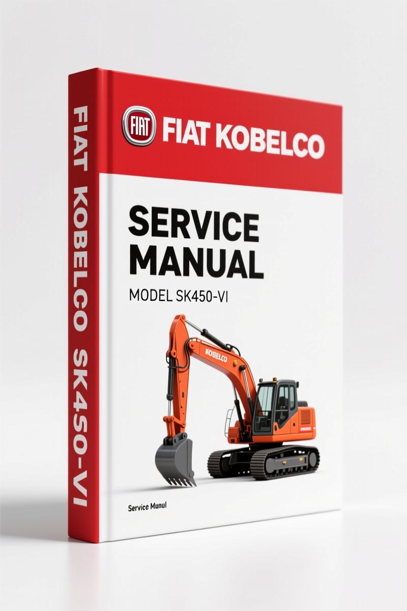 FIAT Kobelco SK450-VI SK480-VI 2001 Service Manual – 138 Pages