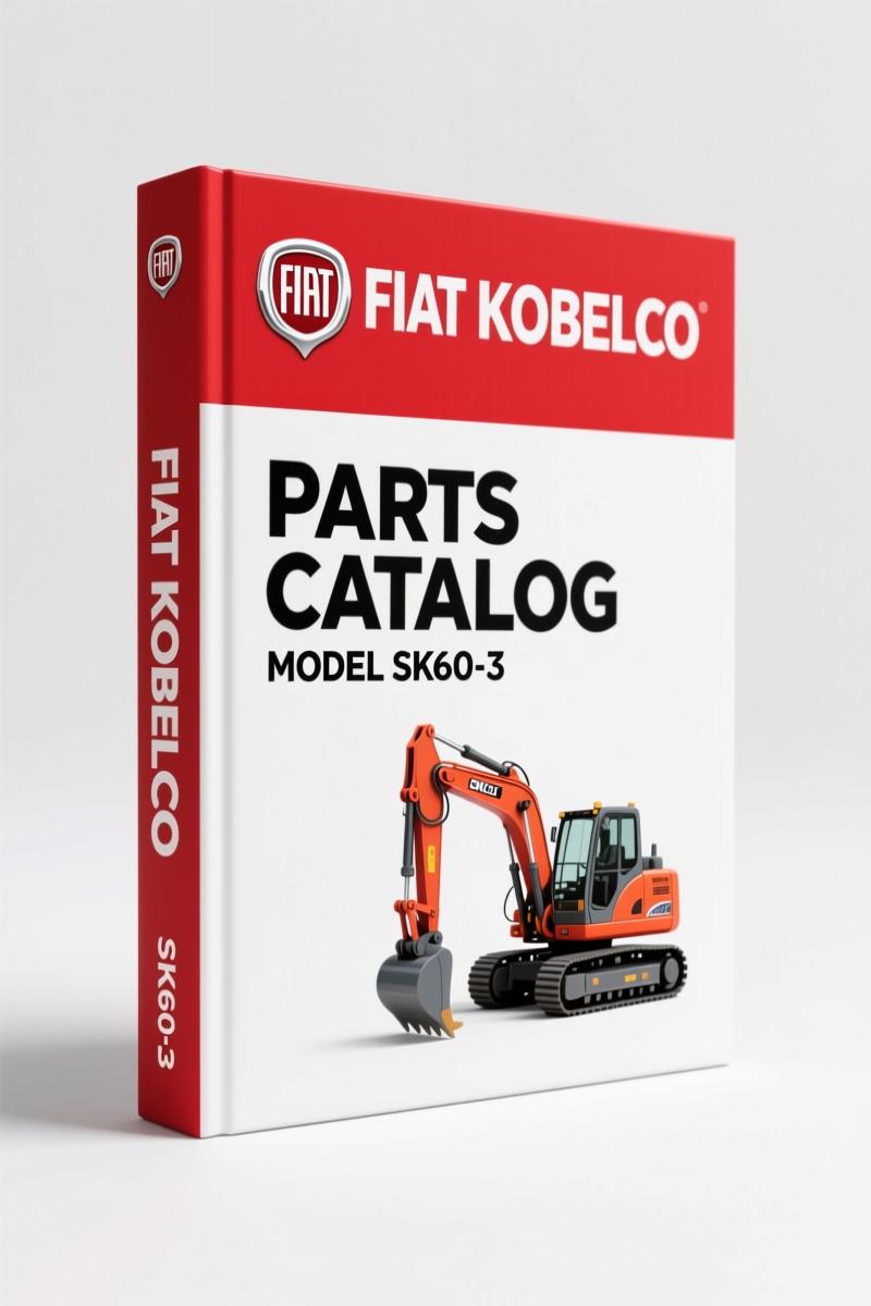 FIAT Kobelco SK60-3 Parts Catalog – 112 Pages of Factory Part Numbers