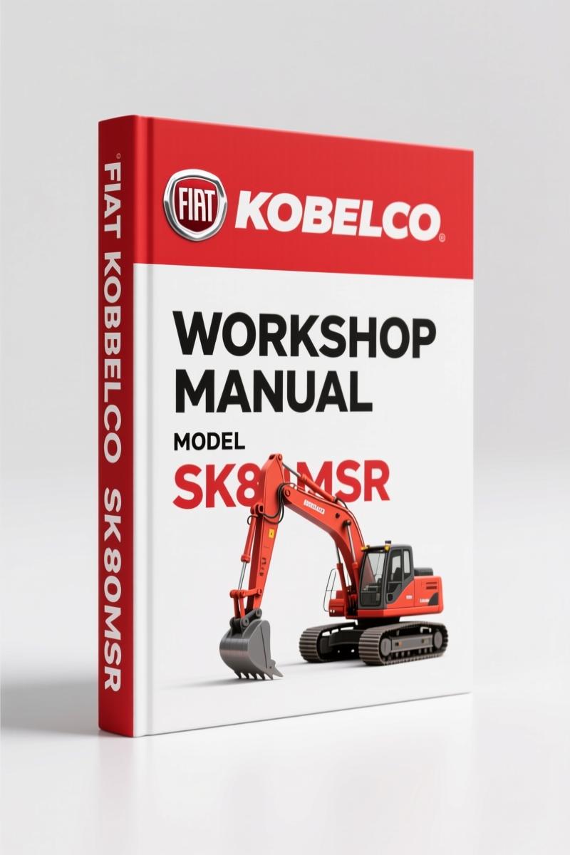 FIAT Kobelco SK80MSR Workshop Manual – 896 Pages OEM Service Data