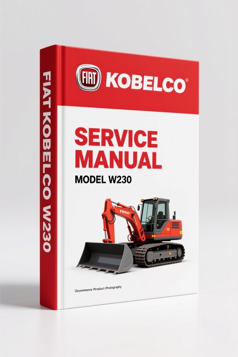 FIAT Kobelco W230 Service Manual – Factory Specs for Wheel Loader Repair