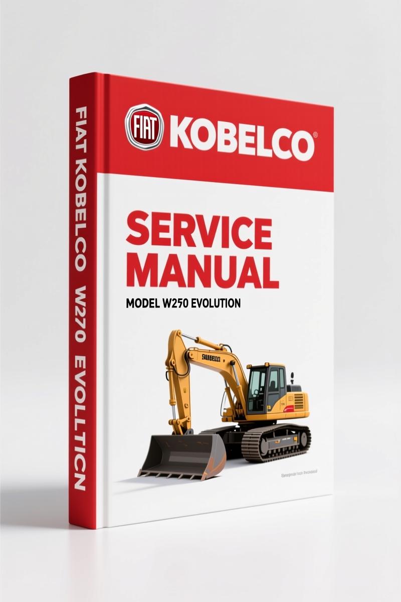 FIAT Kobelco W270 EVOLUTION Service Manual – 367 Pages OEM Specs