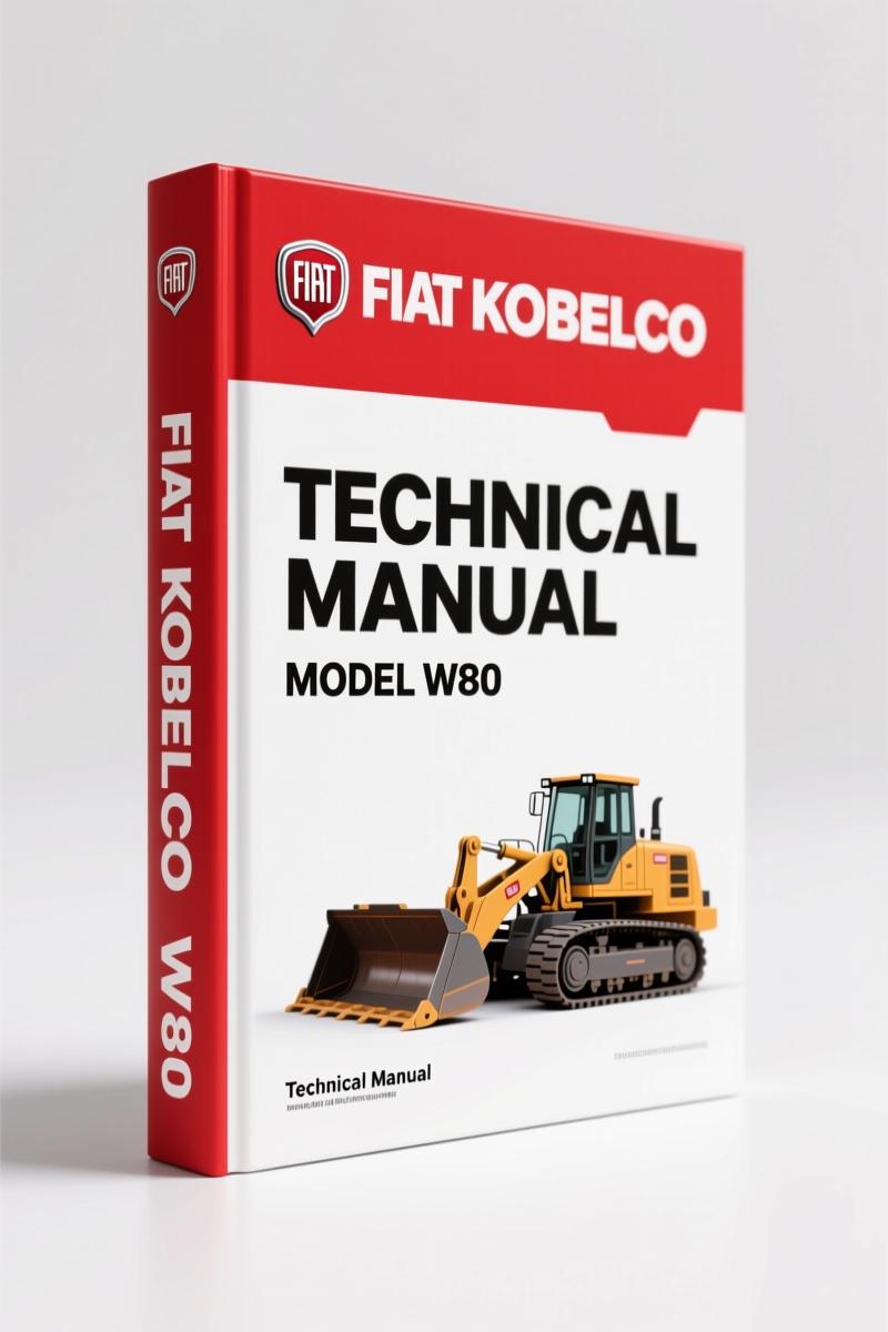 FIAT Kobelco W80 2002 Technical Manual – Factory Specs for Backhoe Loaders
