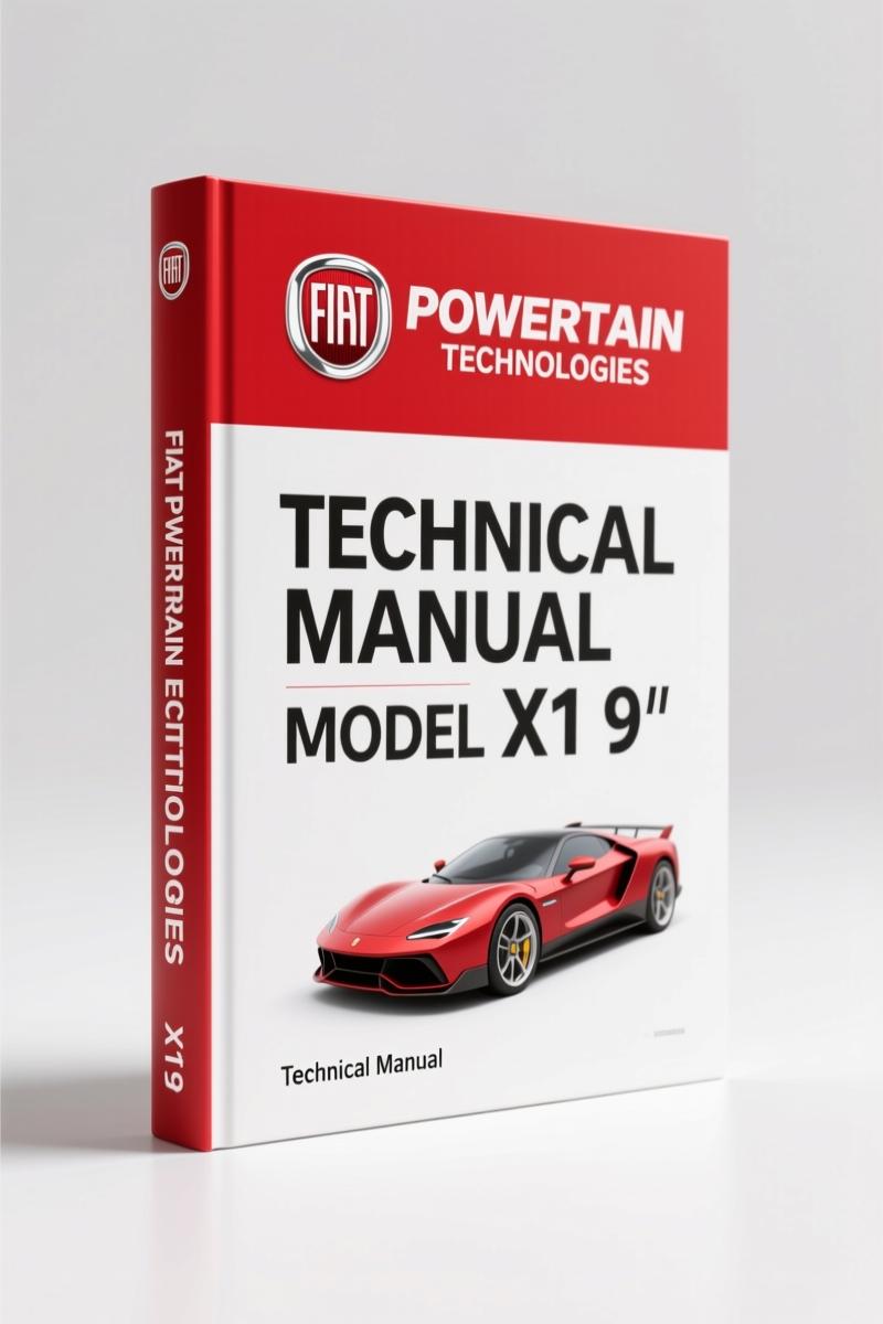 Fiat Powertrain Technologies X1/9 Technical Manual – 54-Page Competition Prep Guide