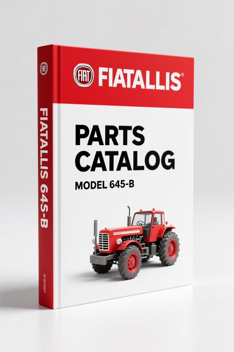 Fiatallis 645-B 1990 Parts Catalog – OEM Part Numbers & Exploded Views