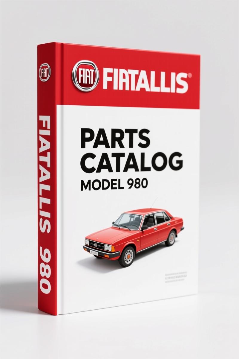 Fiatallis 980, 980 DT 1986 Parts Catalog – OEM Part Numbers